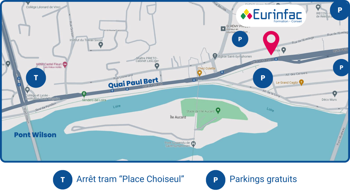 Plan d'accès Eurinfac